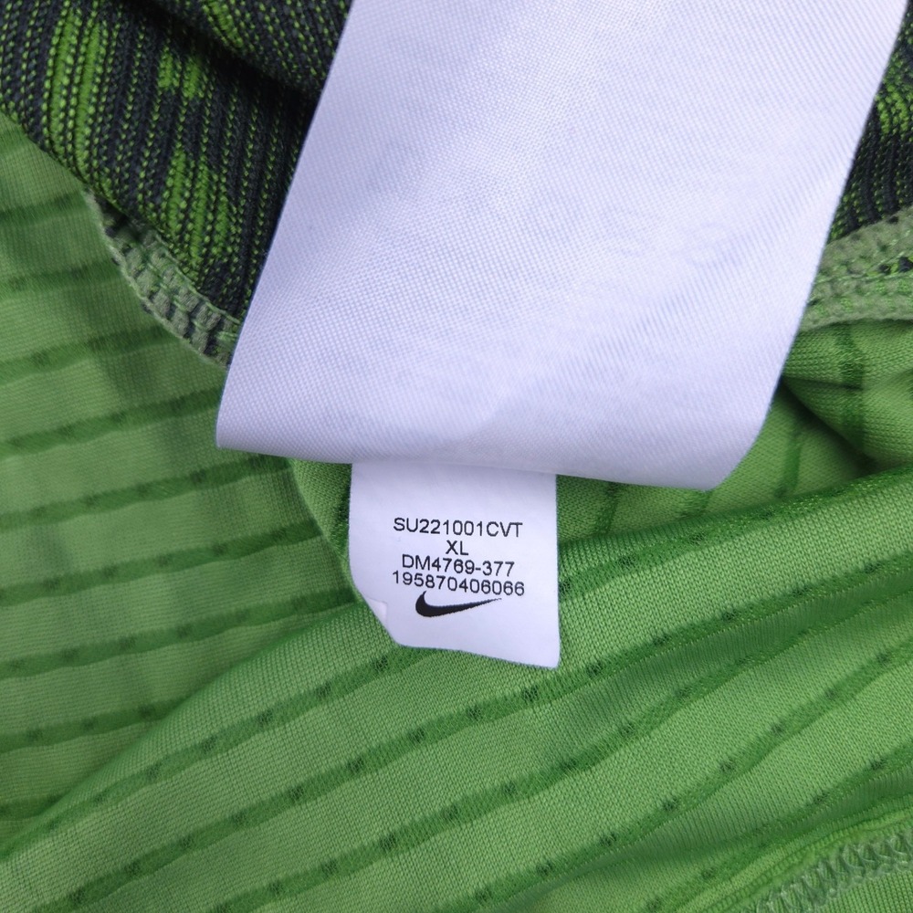 Nike Running Division Top Mens XL Run Shirt Green Reflective Crew Neck GUC - Picture 6 of 9